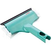Leifheit Click System Bezli Cam Sileceği 20Cm | Emici mikrofiber kapsamlı kılıf, izsiz kau&ccedil;uk şerit, d&ouml;ner eklem, Click siste
