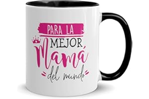 Kembilove Taza regalo día de la madre – Tazas Desayuno para Mamá con Mensaje Madre solo hay una y la mía es la mejor – Tazas originales – Regalo para madres (Para la mejor mamá)