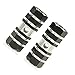 Produktbild 2 x MOUNTAIN BIKE Bike Sechskant Hinterachse Pedal Skid polig Nail schwarz Fahrrad-Hinterachs-Pedal