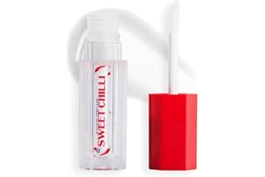 I Heart Revolution, Aceite Labial Sweet Chilli, Efecto Voluminizador, Acabado Brillante, Contiene Vitamina E, Transparente, 4ml