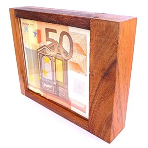 Logica Juegos Art. Caja Fuerte con Truco M – La Caja Secreta – Dificultad 5/6 Increíble – Rompecabezas de Madera – Colección Leonardo da Vinci