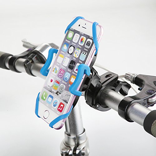 Moredig Fahrrad Handyhalterung 360 Grad Drehung Sport Handyhalter Fahrrad Verstellbar Motorradhalter Halterung mit PC Sockel Bereite des Smartphones 50-90mm für GPS iPhone 7 7 Plus 6s 6s Plus 6 6 Plus und Samsung Galaxy Huawei Smartphone usw - 2