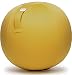 Produktbild VLUV LEIV Stoff-Sitzball - Ø 65 cm / Ø 75 cm in Mustard Gelb + Designer Flaschenöffner (siehe Bild). Hochwertige Sitzbälle / Gymnastikbälle für Zuhause und Büro.