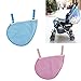 Baby Pram Stroller Hanging Mesh Net Bag 35 x 30cm (Blue)