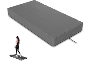 LANMOU Housse de tapis de course 420D pour tapis de course pliable, imperméable, anti-poussière, housse de tapis de course Oxford pour la maison, 140 x 71 x 15 cm, gris