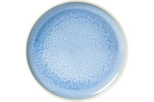 like. by Villeroy & Boch Group, Crafted Blueberry, piatto da colazione, 21cm, Porcellana Premium, turchese