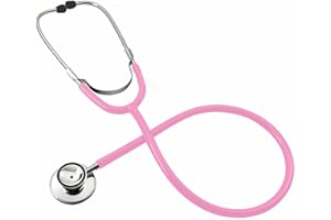 NTEK Pro Head Stethoscope | Tube Stethoscope Doctor Nurse EMT Vet Medical Student Blood Health Care | Light Weight Ideal Stethoscope