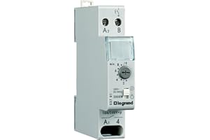 LEGRAND, Treppenlicht-Zeitschalter RexEMPlus, 230 V, 50/60 Hz, 1-modulig für Hutschiene und Nulldurchgangsschaltung, 003701