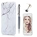 Price comparison product image Case iPhone 6S Plus,iPhone 6 Plus Cover TPU Silicone Case Tranparent Rubber Bumper [IMD Craft] Full Body Anti-Scratch Flexible Shell Drop-Protection Gel Grip For iPhone 6 Plus / 6S Plus - Marble Gray