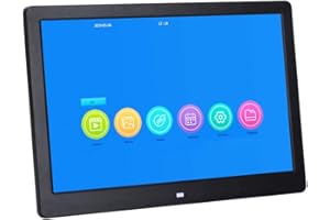 DIGITAL PHOTO FRAMES Cornice per Foto Elettronica Cornice per Foto Digitale da 12 Pollici a Bordo Sottile Ultra Sottile Risoluzione 1280 * 800 capacità di archiviazione 16 MB