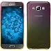 Produktbild PhoneNatic Case für Samsung Galaxy E5 Hülle Silikon Design:01 Ombrè Cover Galaxy E5 Tasche + 2 Schutzfolien