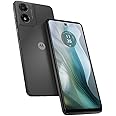 Motorola Moto E14 Dual SIM 4G Smartphone, 64GB Storage, 2GB RAM, 6.56" 90Hz IPS LCD Display, 13MP Camera, Android 14 (Go Edition), 5000mAh Battery, Water-Repellent Design (Graphite Grey)