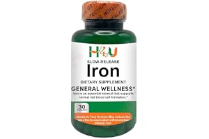 H4U Slow Release Iron 45 mg, 30 Count