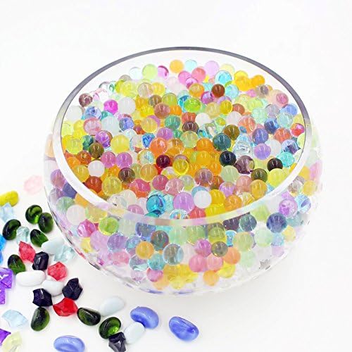 Water Beads, Multi-color Crystal Balls Growing beads for Kids Games Playing (8OZ, Over 20,000pcs)