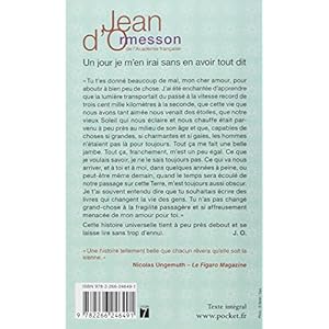Un jour je m'en irai sans avoir tout dit