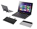 Produktbild Supremery Bluetooth Tastatur Keyboard mit eingebauter Standfunktion (schnurlos) für MAC OS, Windows 10/8/ 7, IOS 9/8, Android (QWERTZ, deutsches Tastaturlayout)