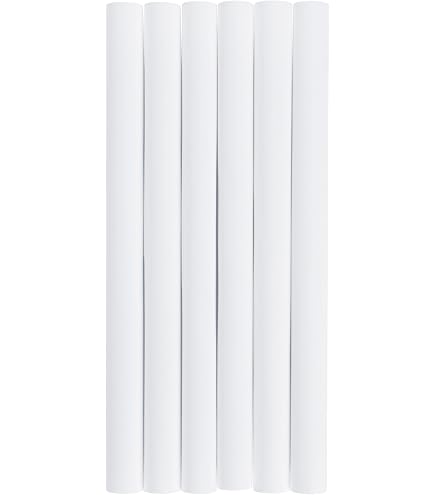 FUX® 6 rosaces pour tuyaux de chauffage, 12-35, Blanc Gris arron