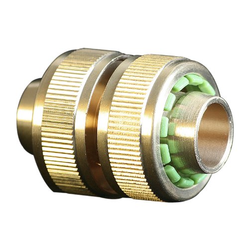 Preisvergleich Produktbild Sanifri 470010112 Schlauchverbinder für 1 / 2" Schläuche, Messing massiv blank