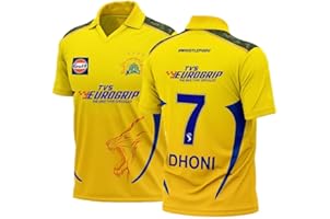 CSK Jersey Dhoni 7 2022 IPL