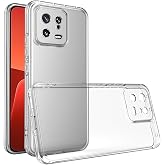 Ehr. Xiaomi Mi 13 Uyumlu Kamera Korumalı Darbe &Ouml;nleyici Ultra Slim TPU Şeffaf Silikon Kılıf (Şeffaf, Xiaomi Mi 13)