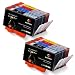 Produktbild 8x Druckerpatronen für HP 364 XL Multipack - kompatibel mit Photosmart 5510 6510 7510 4620 C5380 B210a