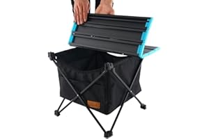 ARMYJY Folding Table, Camping Cloth Kitchen Storage Net Bag Mesh Waterproof For Outdoor,S