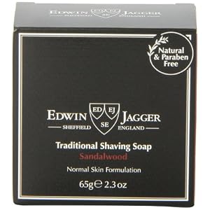 Edwin Jagger 99.9% Natural Sandalwood Shaving Soap in 65 g Travel Tub - Image 5