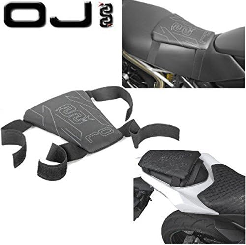 GEL SADDLE COVER-SLIP COMFORT SADDLE M116 OJ MOTORBIKE AND SCOOTER TG.L BLACK