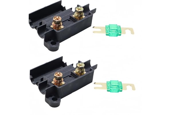 KOVEN 30A Midi-skruvskyddssats med hållare, ANS-100, för personbilar, lastbilar, buss och husbil, 2-pack