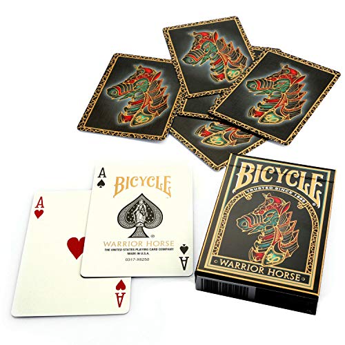 Bicycle Spielkarten 1027282 Warrior Horse Poker Kartenspiel, mehrere, 1 Stück