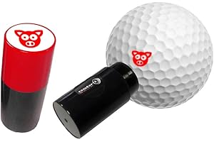 Asbri Golf Pig Ball Stamper - Red