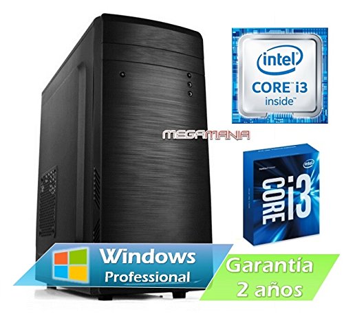 PC TORRE ORDENADOR SOBREMESA INTEL CORE i3 3 06Ghz   8GB DDR3 RAM   1TB DISCO DURO   VGA INTEL HDMI   RW DVD CD   FA 500W   WINDOWS 10 PRO 64 BIT