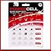 Price comparison product image Button Cell Batteries 1.5V - Pack of 28 Piece - Ranging From AG1 to AG13