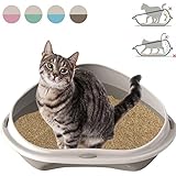 Katzenklo für die Ecke Tierklo Katzen Klo WC Katzentoilette Toilette