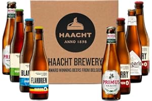 Haacht | Mixed case of Belgium Beer 8 x 33cl Beer Gift Set Pack | Perfect Beer Present/Gift for Birthdays, Special Occasions