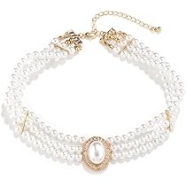 Aneneiceera Boho Layered Strass Collier Ras Du Cou Rétro Pièce D'Or Disque Collier Bar Pendentif Collier Multi Couches Vintage Cristal Collier Chaîne Bijoux De Mariage Cadeau Pour Femmes Et Filles