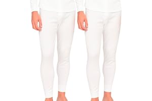 DOUBLE M, 1 o 2 Piezas, Pantalón Interior Térmico, Ropa Térmica Hombre Algodón, Interior de Felpa, Mallas Cómodas Invierno, Transpirable, Negro, Gris, Blanco, Azul Marino, Tallas S, M, L, XL o XXL