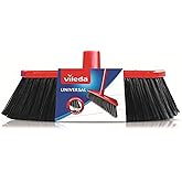 Vileda Universal Brush Refill, Red and Black | Vileda | Multipurpose for All Floors | Universal Thread | Durable Fibers | Red