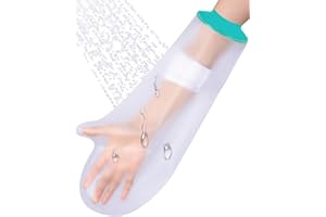 EuyiHlybt Cast Cover for Shower Arm, Cast Protector Arm Waterproof Cast Cover, Soft Comfortable Plaster Cast Waterproof Cover for Bandages, Dressings, Wound Care Supplies, etc.