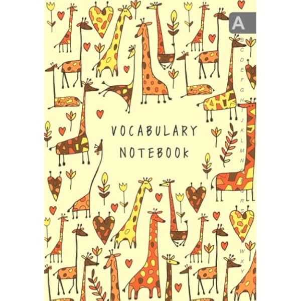 Brunnen Vocabulary Notebook - A4 Size, 32 Lined Sheets With 3 Columns For Word Lists, Green/Red/Blue Cover