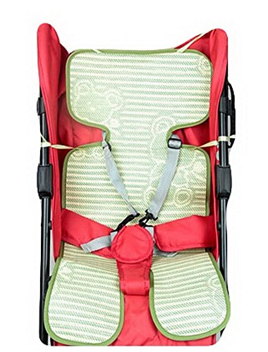 Summer Carts Mats Reusable Stroller Flax Mats Liner for Stroller,Green