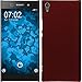 Price comparison product image PhoneNatic Hardcase compatible with Sony Xperia XA1 Ultra - rubberized red Cover + protective foils