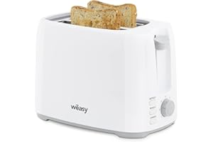 WËASY Weasy Tostapane Elettrico CRUST70 3 diverse funzioni, regolabile su 7 livelli, 2 slot, 750W