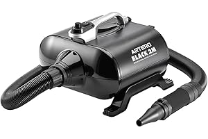 Artero Black 2 Motori - Asciugacapelli ed Espulsore Professionale per Cani