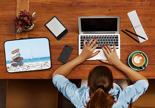 PEDEA Design Tablet PC Tasche 10,1 Zoll (25,6cm) neopren, Stacked Stones - 5