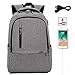 Produktbild Schulrucksack Jungen Teenager, Rucksack Schule, Laptop Rucksack Herren für 15,6 Zoll Notebooks, Leichtgewicht wasserdichte Lässiger Daypacks - mit USB-Ladeanschluss, 20-35L (06Grau)