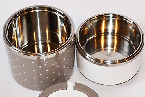 1,23 Liter mit 3 Kammern Lunch-Box Suppe Lebensmittel Essen Edelstahl Isolierte Haltebox Lunchbox Grün - 2