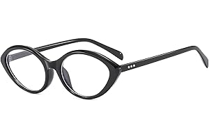 LJCZKA Lunettes Anti Lumiere Bleue Femme Oeil de Chat, Petite Lunettes Ordinateur Anti-Fatigue pour Jeux, Texing et Lecture