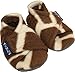 TOZIES Baby Toddler Soft Indoor Play Shoes / Slippers NON SLIP Designed to Stay on (18-36 months) GIRAFFE