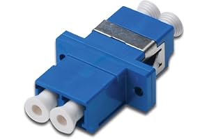 DIGITUS DN-96007-2 – Fiberoptisk-koppling – LC till LC Duplex – Singlemode OS2 – keramikhylsa – för glasfiberspleißboxar, patchpaneler och anslutningsdosor –